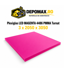 Plexiglas LED Magenta 4486 PMMA turnat satinat 3 x 2050 x 3050 mm Plexiglas LED Magenta 4486 PMMA turnat satinat 3 x 2050 x 3050 mm